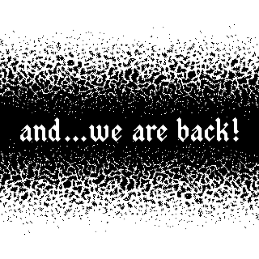 A note from Nico and store reopenning.
