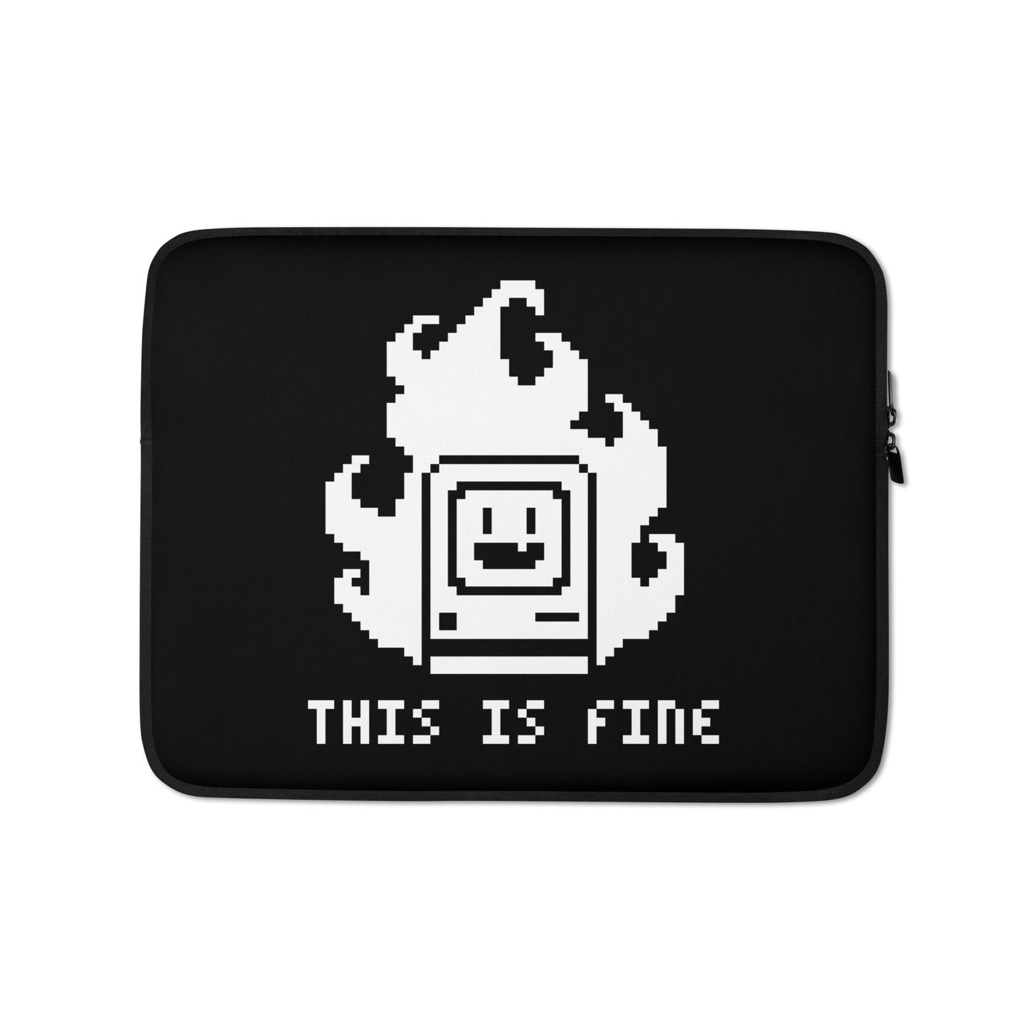 THIS IS FINE_Laptop Case
