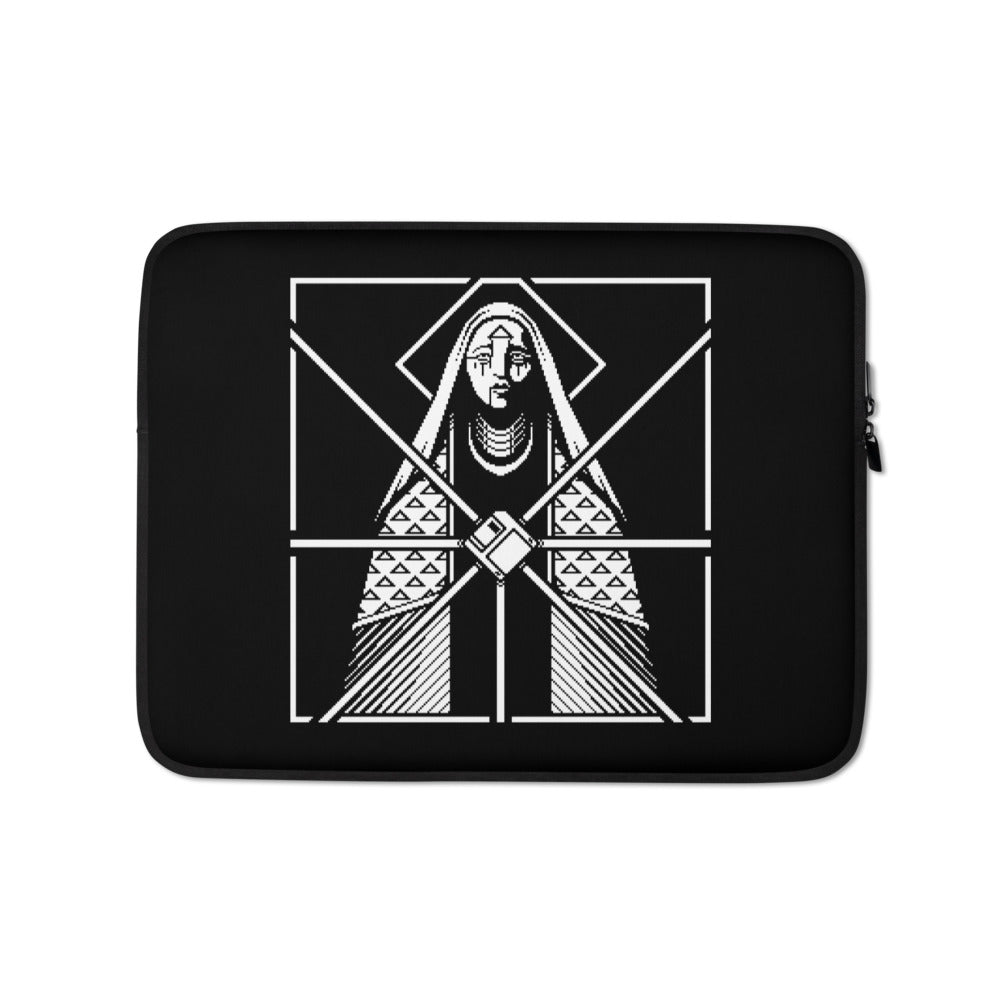 OUR LADY OF THE SEVEN CYBER SORROWS_Laptop Case