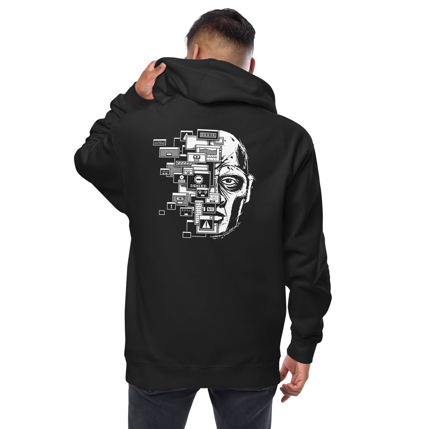 INTER-FACE_zip up hoodie