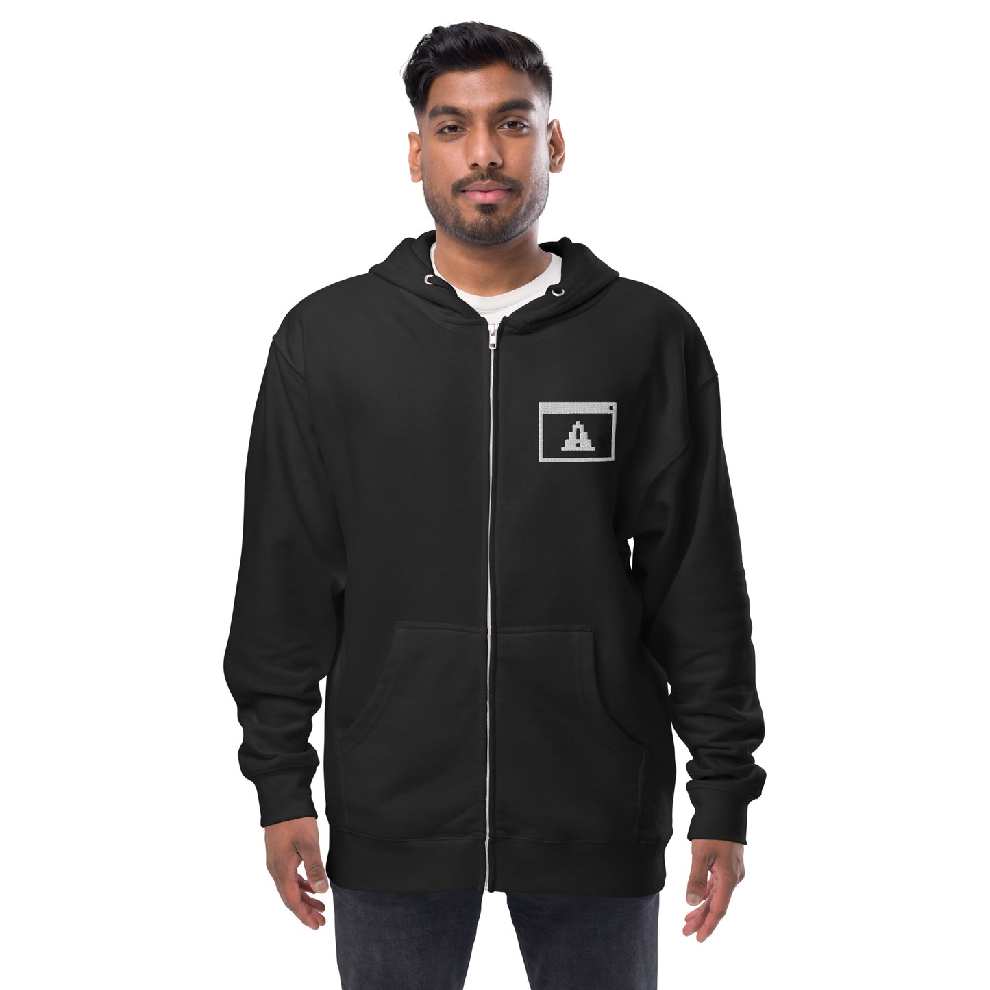 INTER-FACE_zip up hoodie